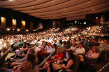 The audience enjoys An Afternoon with Downton Abbey.