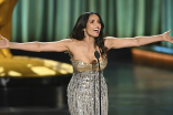  Padma Lakshimi from Top Chef onstage at the 75th Creative Arts Emmy Awards