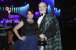 Kimberly Wannop and Robert M. Malachowski Jr. of The Voice at the 76th Creative Arts Emmy Awards Governors Gala