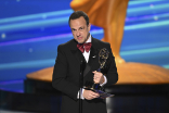 Carlos Rafael Rivera accepts the award for Outstanding Music Composition for a Limited or Anthology Series, Movie or Special for Lessons in Chemistry at the 76th Creative Arts Emmy Awards