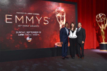 Anthony Anderson, Lauren Graham, and Television Academy chairman and CEO Bruce Rosenblum in the Wolf Theatre at the Saban Media Center, North Hollywood, California on July 14, 2016.