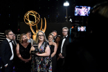 The team from BBDO New York, Ad Agency backstage at the 2022 Creative Arts Emmy Awards.