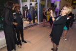 SAG-AFTRA president Gabrielle Carteris photograhs Dawnn Lewis and Dante Brown at the Television Academy&#039;s Dynamic and Diverse event, August 25, 2016, at the Saban Media Center, North Hollywood, California.