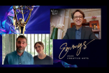 Bobby Cannavale and Rose Byrne present the award for Outstanding Period Makeup And/Or Character Makeup (Non-Prosthetic) to Michael Laudati for The Marvelous Mrs. Maisel on Night Three of the Creative Arts Emmys.