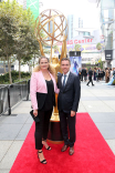 Marina Reti and Alejandro Reti on the Red Carpet at the 2019 Creative Arts Emmys.