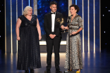 The Game of Thrones casting team accepts their award at the 2019 Creative Arts Emmys.