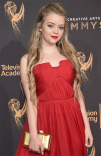 Jade Pettyjohn on the red carpaet at the 2017 Creative Arts Emmys. 