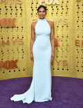 Padma Lakshmi on the red carpet at the 71st Emmy Awards. 