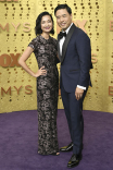 Jae W. Suh and Randall Park on the red carpet at the 71st Emmy Awards.