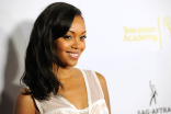 Mishael Morgan of The Young and the Restless arrives at Dynamic and Diverse: A 66th Emmy Awards Celebration of Diversity at the Television Academy in North Hollywood, California.