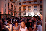 As evening falls, guests continue to celebrate at the Performers Peer Group Celebration August 24 at the Montage in Beverly Hills, California.