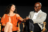 Sandra Oh and Taye Diggs at An Evening with Shonda Rhimes and Friends. 