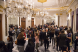 Guests mingle at the New York Networking Night Out, November 13, 2015 at the St. Regis in New York City.