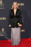 Amy Poehler arrives at the 73rd Emmy Awards, September 19, 2021 in Los Angeles, California. 