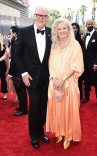 John Lithgow and Mary Yeager arrive at the 73rd Emmy Awards, September 19, 2021 in Los Angeles, California.