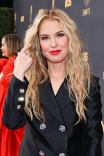 Leslie Grossman arrives at the 73rd Emmy Awards, September 19, 2021 in Los Angeles, California.