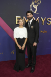 April Shih of Fargo and Jacob Futernick on the red carpet at the 76th Emmy Awards