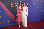 Eleanor Lambert and Diane Lane on the red carpet at the 76th Emmy Awards on Sunday