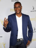 Actor Tommy Davidson arrives at Dynamic and Diverse: A 66th Emmy Awards Celebration of Diversity at the Television Academy in North Hollywood, California.